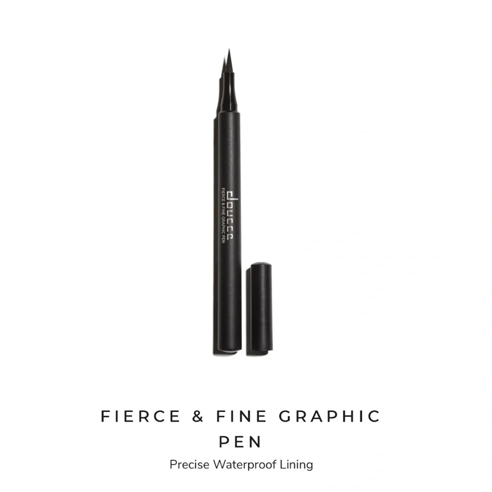 NEW Doucce Graphic Fierce & Fine Eyeliner Black
